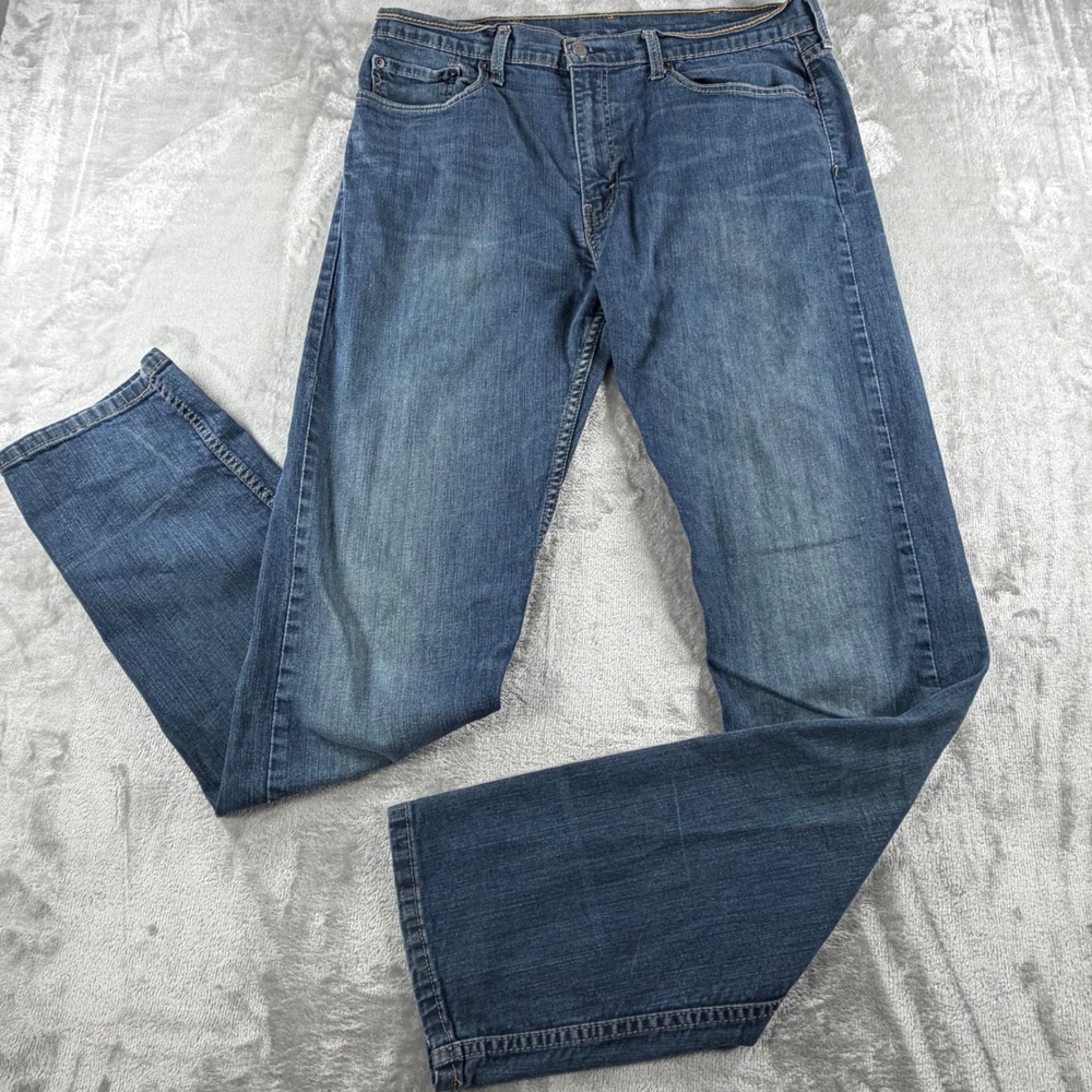 Levis 502 Regular Tapered Jeans Mens 38x38 Blue Denim 59684-0003‎